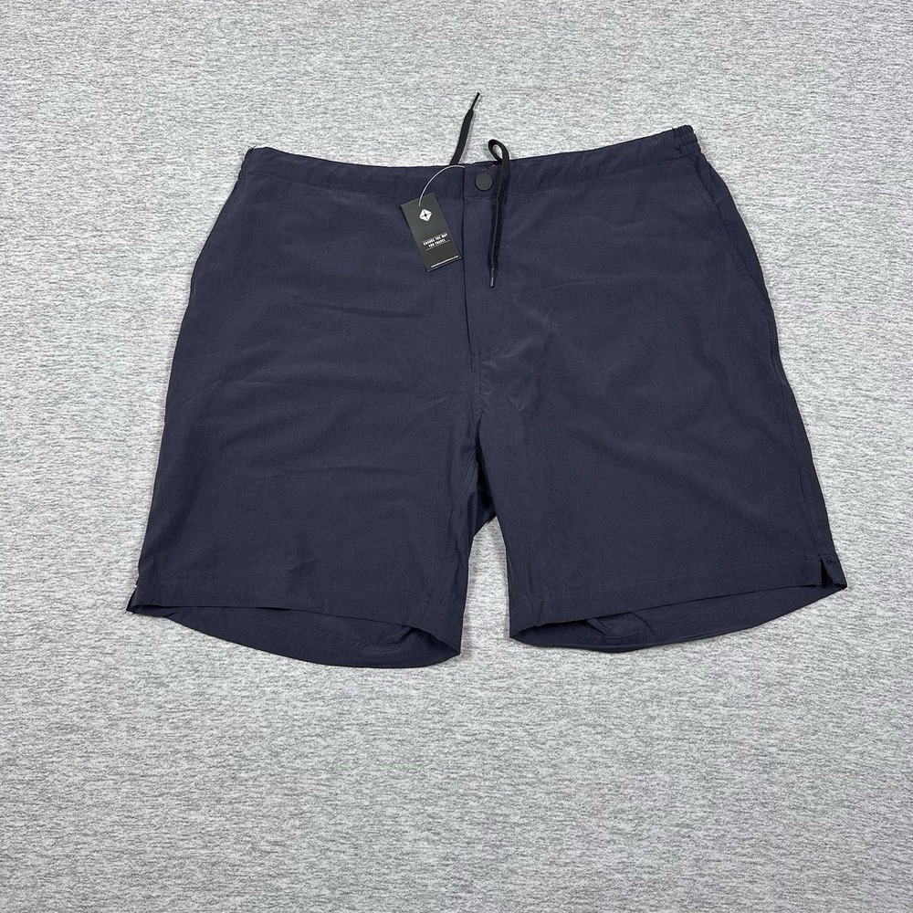 Thousand Miles Shorts Mens XXL Blue Stretch Lightweight All Day Travel Golf NEW
